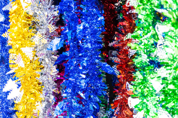 Lignes colorées arc-en-ciel pour les décorations de Noël ou festives - Photo, image