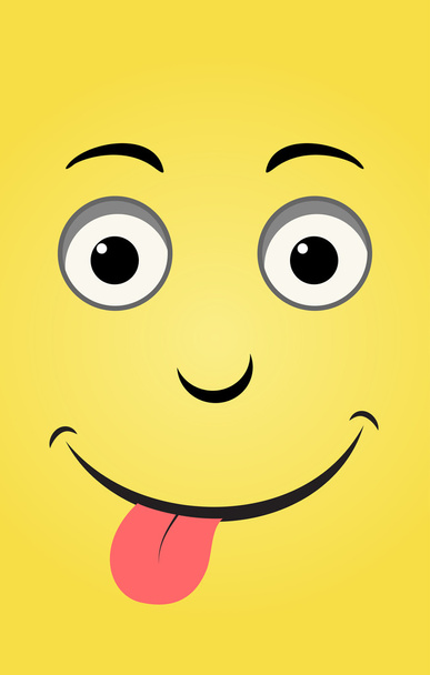 Счастливое лицо
 - Вектор,изображение