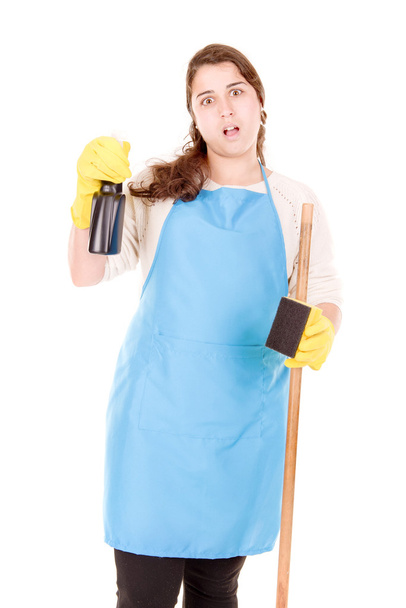 Уборщица работает
 - Фото, изображение