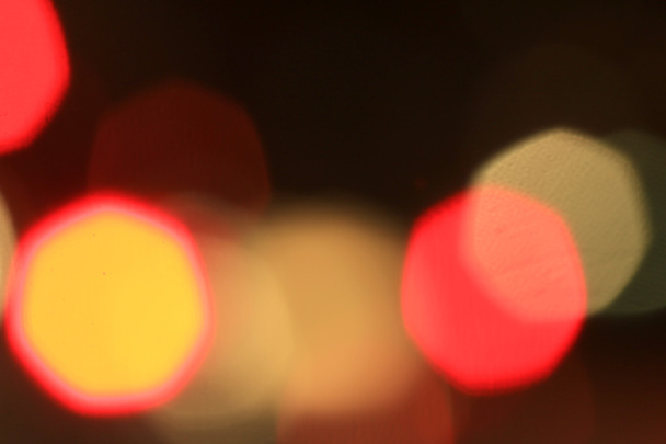 difuminado de coche en la ciudad por la noche - Foto, imagen