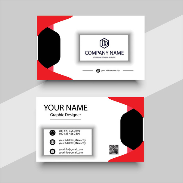 Business card template corporate brand identity design. - Vector, imagen