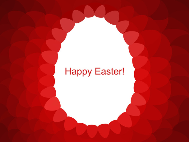 Holiday Easter egg  background. Happy easter - Vector, afbeelding