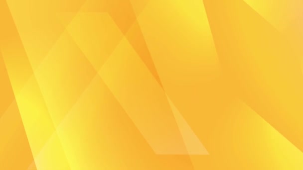 Concepto técnico moderno líneas diagonales geométricas abstractas sobre fondo amarillo anaranjado - Imágenes, Vídeo
