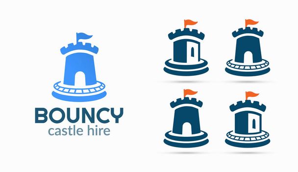 Castle logo design bundle - Vector, Image