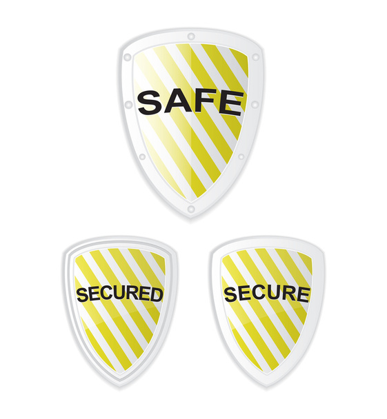Vektor biztonságos Secure Shield - Vektor, kép