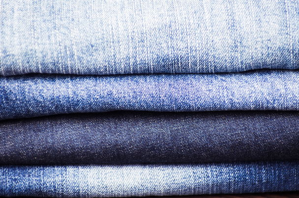 Pila di sfondo jeans blu
 - Foto, immagini