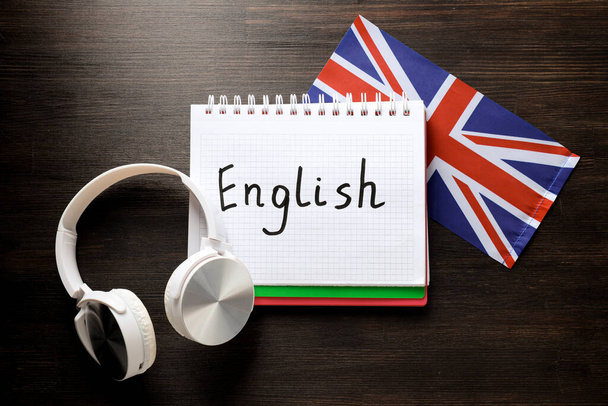 Englischlernen, Konzept des Spracherwerbs - Foto, Bild