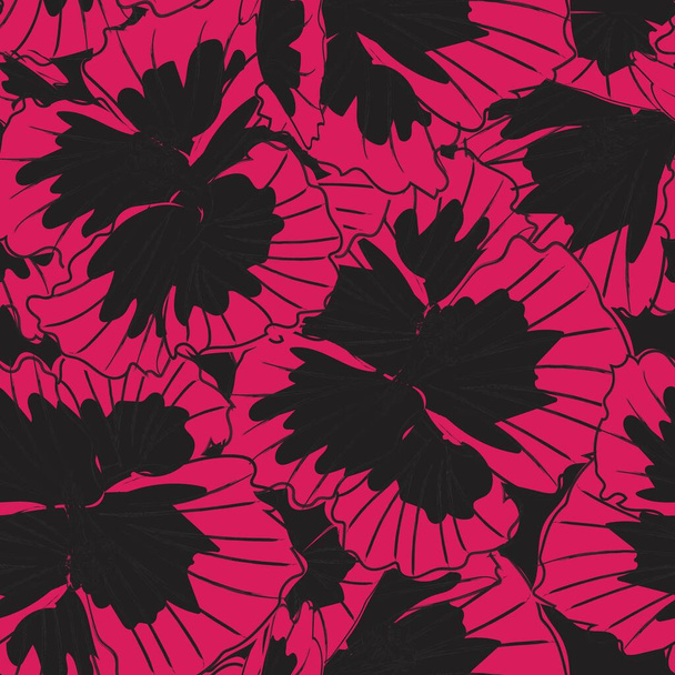Барвистий абстрактний квітковий безшовний візерунок для модного текстилю, графіки, фону та ремесел
 - Вектор, зображення