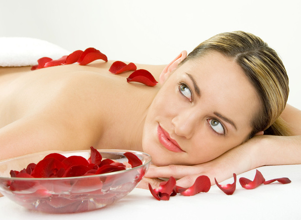 Woman in health spa - Photo, Image