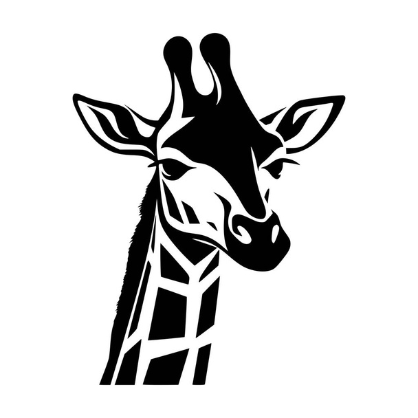 giraffe illustration for logo or mascot - Vettoriali, immagini