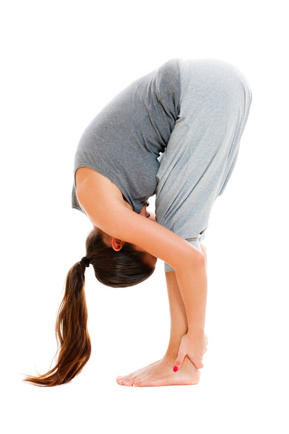 Mujer joven haciendo ejercicio de estiramiento
 - Foto, Imagen