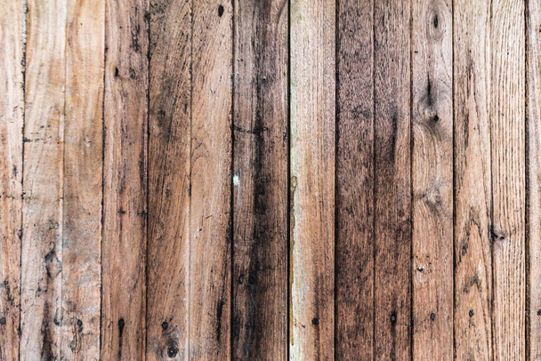 Pared grunge marrón teca fondo madera textura madera vieja - Foto, imagen