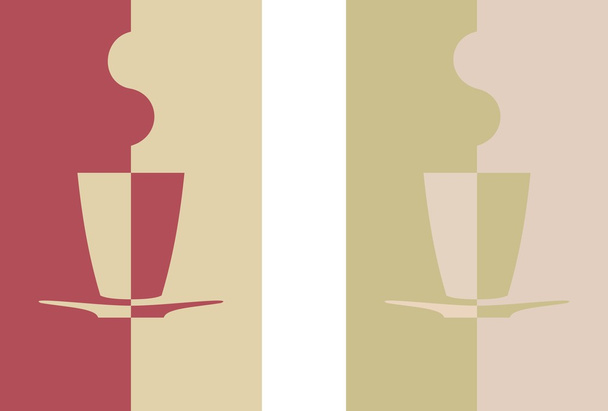 Гарячі напої логотип
 - Вектор, зображення