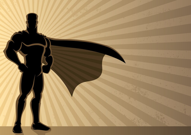 Superhero Background - Vector, Image
