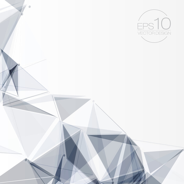Black and White Mesh Background - Vector, Image