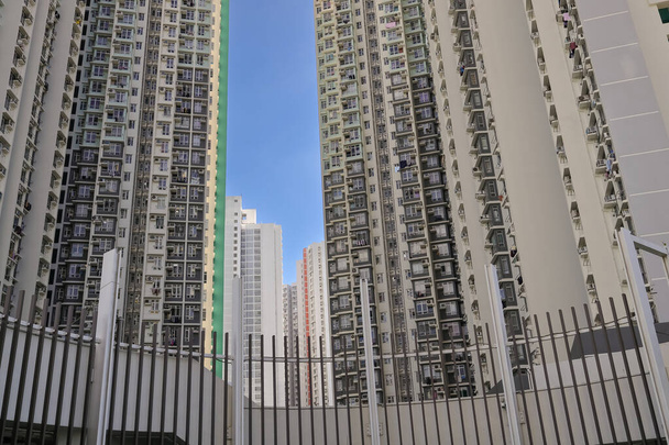 Hoi Tat Estate on julkinen asunto, hk Aug 3 2023 - Valokuva, kuva