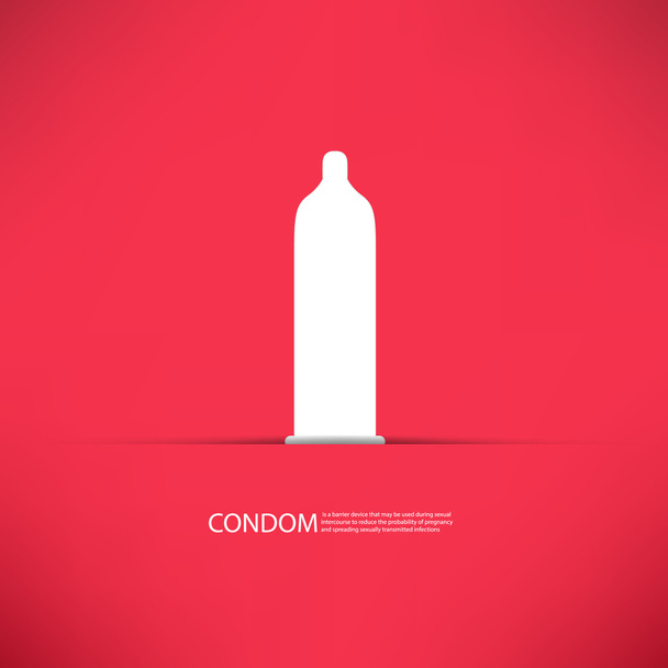 Concept créatif abstrait icône préservatif. Illustration vectorielle
 - Photo, image