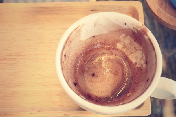 caffè macchiato vuoto in tazza
 - Foto, immagini