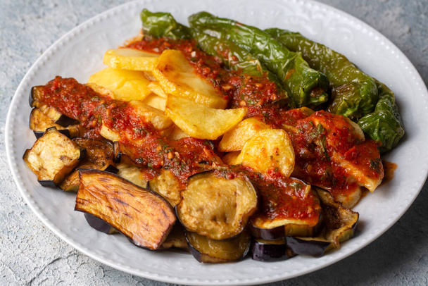 Turkish style mixed vegetable fried (Karisik Kizartma) - Photo, Image