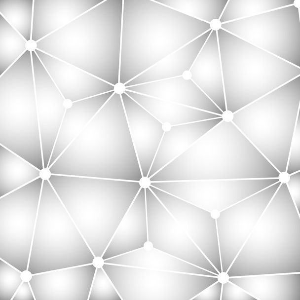 Připojení - Design molekulární, globální, digitální nebo podnikové sítě, Internet, informace nebo digitální infrastruktury koncept - abstraktní mřížku pozadí - Vektor, obrázek