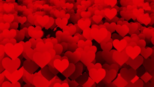 Κόκκινες καρδιές που φέρουν - Πλάνα, βίντεο