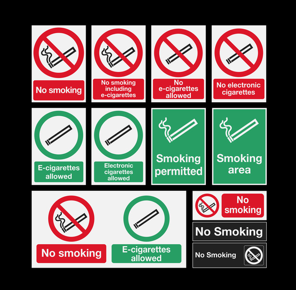 Panneaux fumeurs
 - Vecteur, image