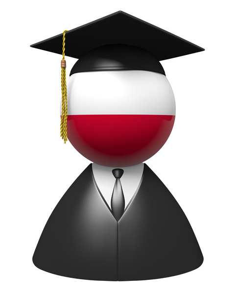 Polonia concepto de posgrado universitario para las escuelas y la educación académica
 - Foto, Imagen