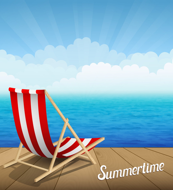 Summertime rest - Διάνυσμα, εικόνα