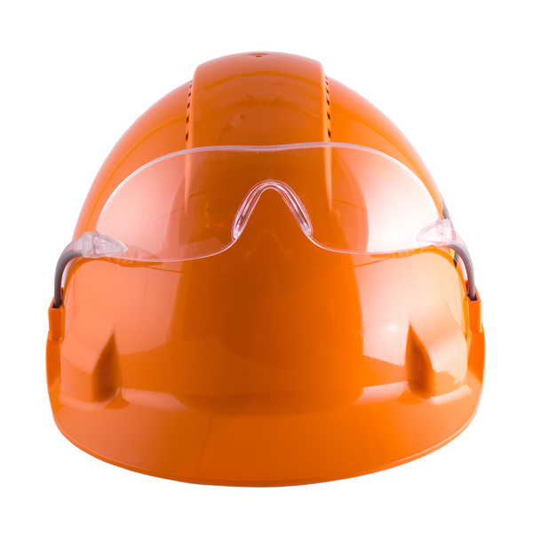 Helm und Schutzbrille - Foto, Bild
