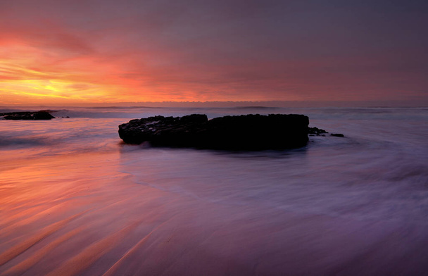krásný západ slunce v moři - Fotografie, Obrázek