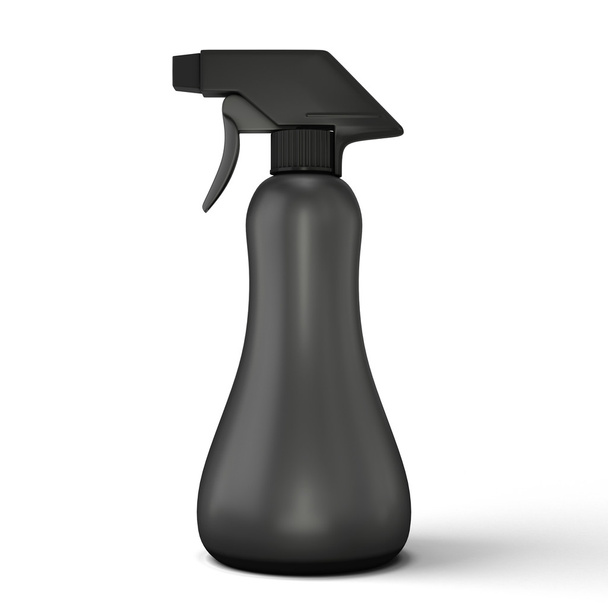Siyah sprey şişe mockup  - Fotoğraf, Görsel