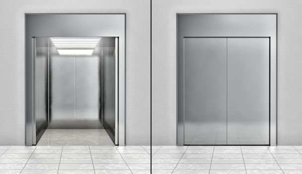 Modern elevator set - Foto, Imagem
