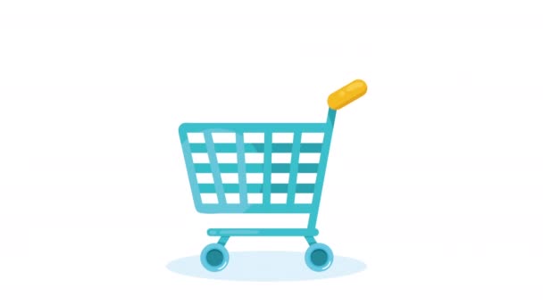 shopping cart special offer animation 4k video animated - Footage, Video