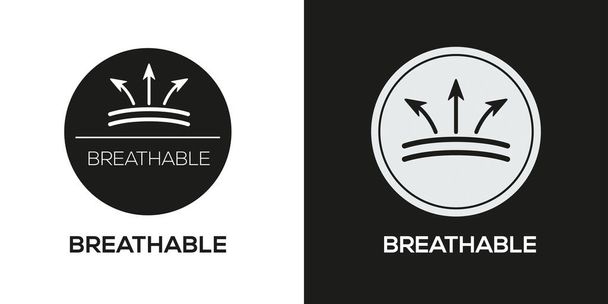 Breathable Icon, Vector sign. - Vector, Image