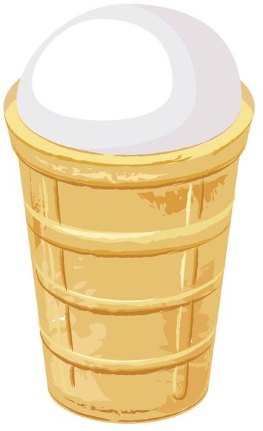 Ice cream cone - Vector, afbeelding