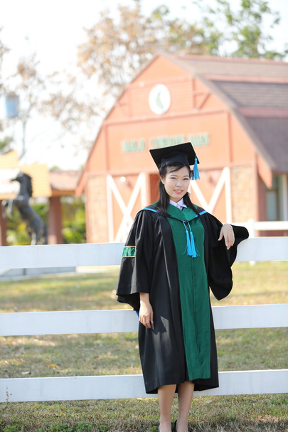 The girl in Graduation day - Photo, Image