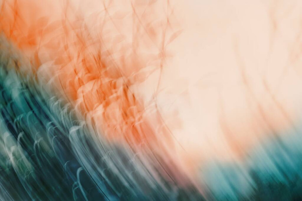 Hızlı hareketli soyut mavimsi arkaplan  - Fotoğraf, Görsel