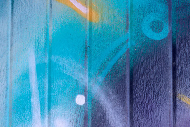 λεπτομέρεια από ένα γκράφιτι σε ένα τοίχο - Φωτογραφία, εικόνα