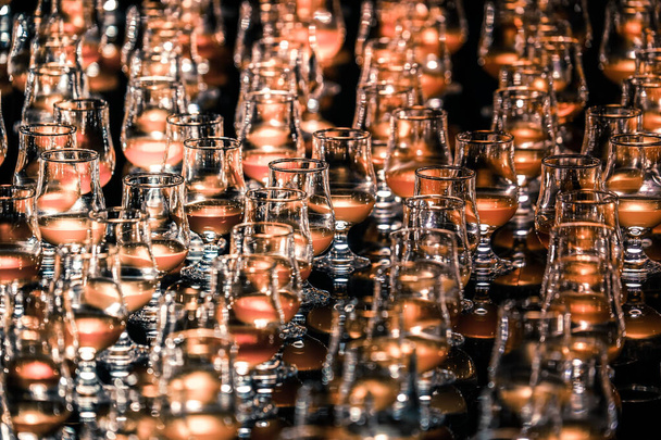 A large amount of wine glass. Shooting Location: Minato -ku, Tokyo - Photo, Image