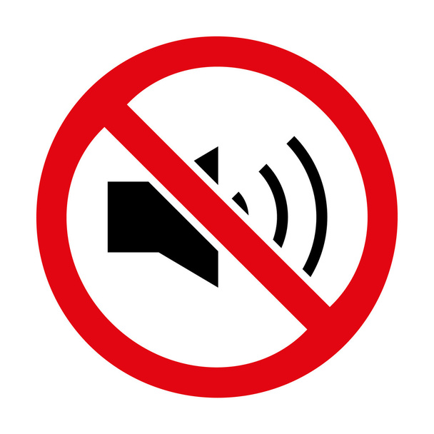 No Sound icon great for any use. Vector EPS10. - Vector, Image