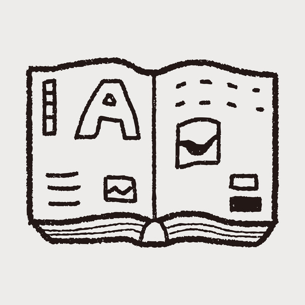 Doodle boek - Vector, afbeelding