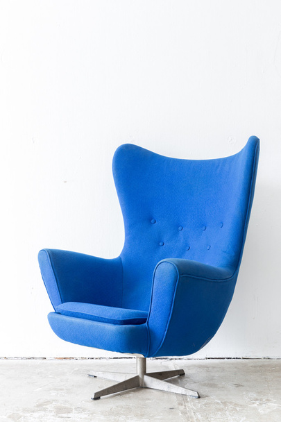 modern Blue Chair - Fotoğraf, Görsel