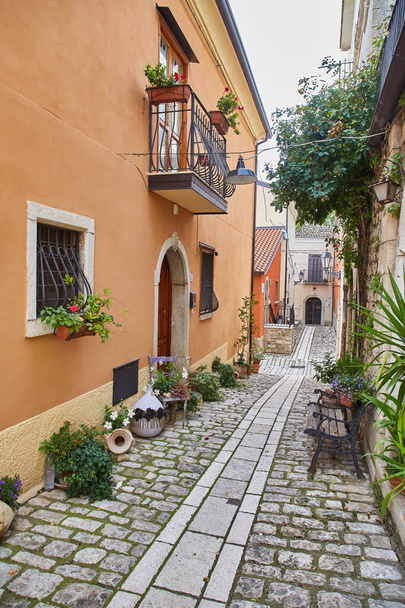 Buonalbergo, Campania, Italy Alleys of the historic center - Photo, Image