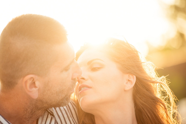 Couple in love - kiss - Photo, Image
