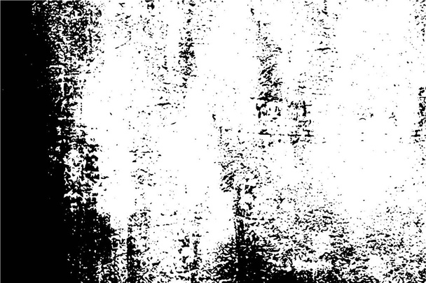 Abstrakter Grunge-Hintergrund. Einfarbige Textur. Schwarz-weiß strukturierter Hintergrund - Vektor, Bild