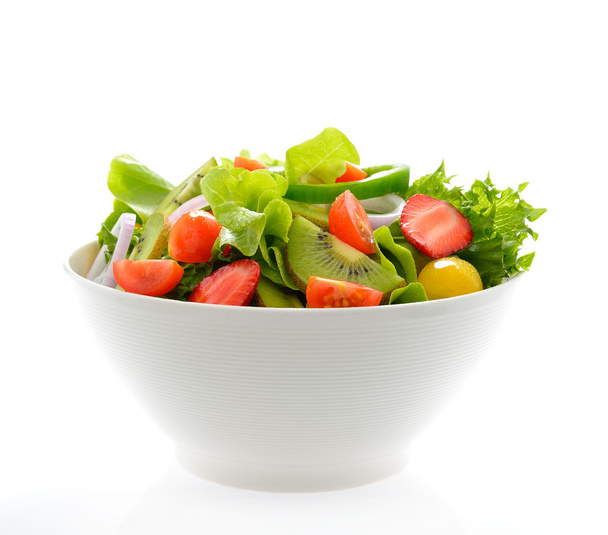 фруктовый и овощной салат - Фото, изображение