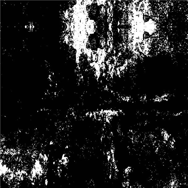 plantilla grunge abstracta en blanco y negro, ilustración vectorial - Vector, imagen