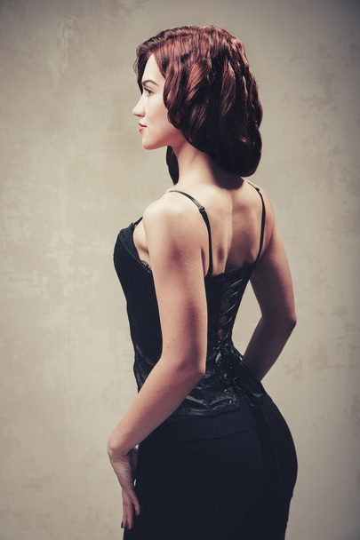 Girl  in a corset - Valokuva, kuva