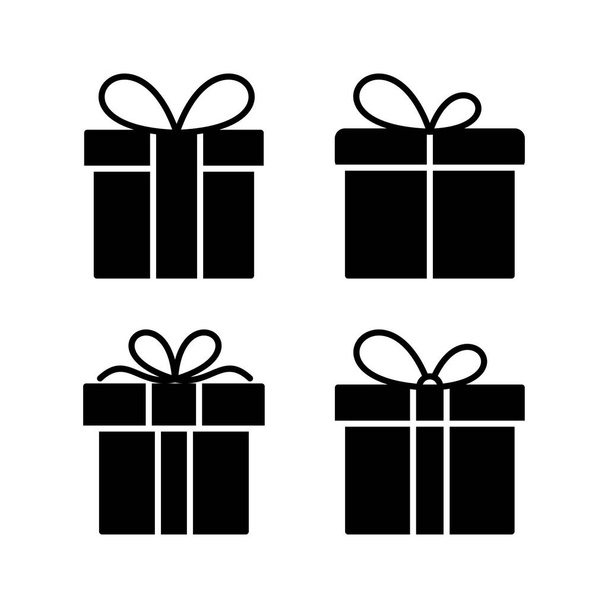 Вектор піктограми подарунка. значок подарункової коробки. подарунок на день народження
 - Вектор, зображення