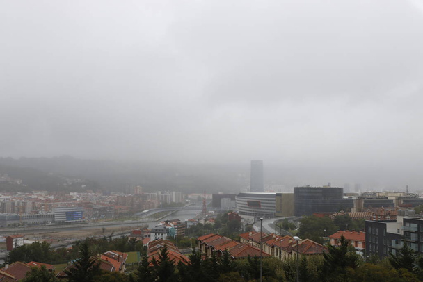 Bilbao şehrinin panoramik görüntüsü - Fotoğraf, Görsel